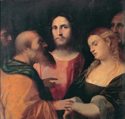 Jesus And The Woman Taken In Adultery