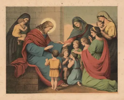 Jesus Blesses The Little Children 5