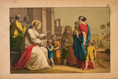 Jesus Blesses The Little Children 7
