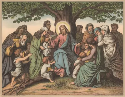 Jesus Blesses The Little Children 8
