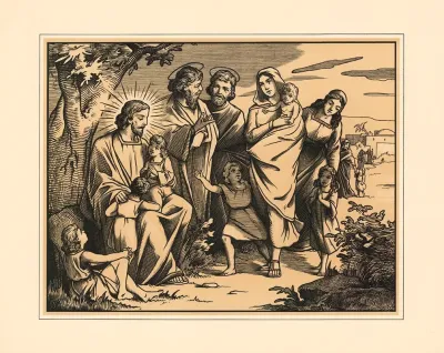 Jesus Blesses The Little Children