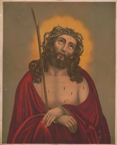 Jesus Christ With Crown Of Thorns