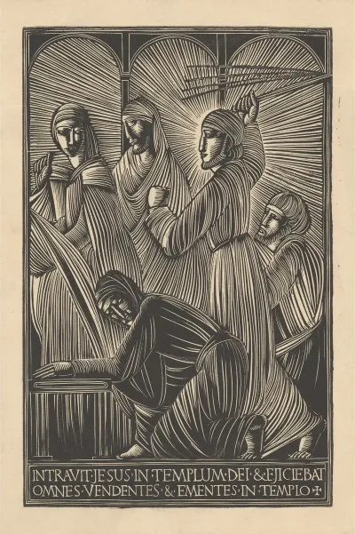 Jesus Driving The Moneychangers From The Temple