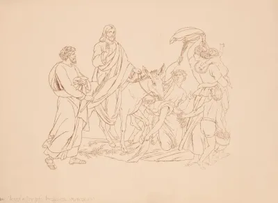 Jesus Entry Into Jerusalem Mark Xxi8 9