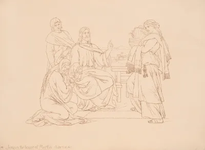 Jesus In The House Of Martha Luke X41 42
