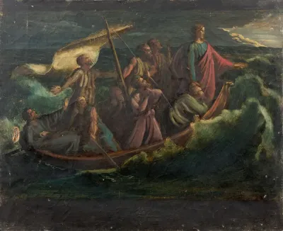 Jesus In The Storm On The Galilee Sea