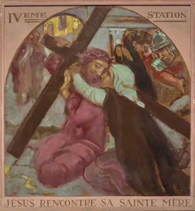 Jesus Rencontre Sa Sainte Mere