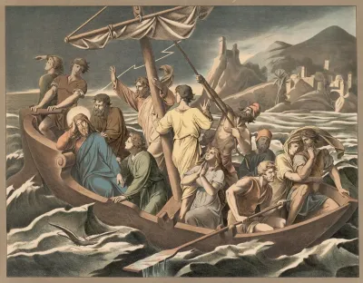 Jesus Sleeps During The Storm On The Lake 2