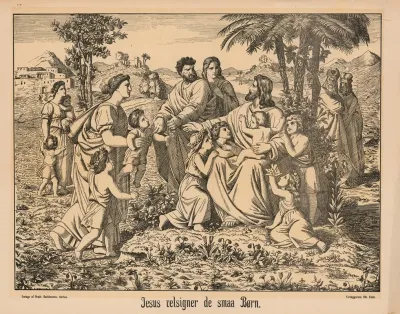 Jesus Velsigner De Sma Born