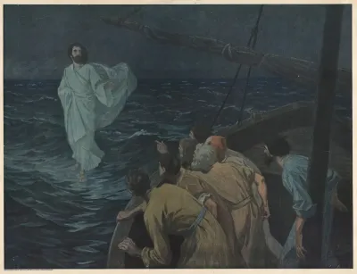 Jesus Walks On The Lake