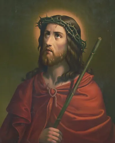 Jesus With Crown Of Thorns