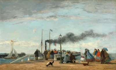 Jetty And Wharf At Trouville