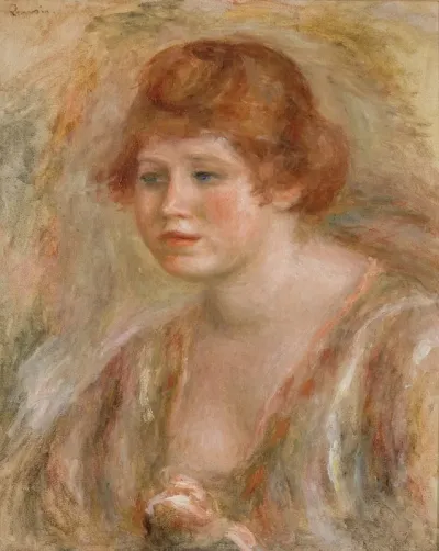 Jeune Femme A La Rose 2