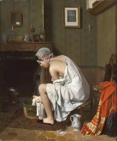 Jeune Femme A Sa Toilette 2