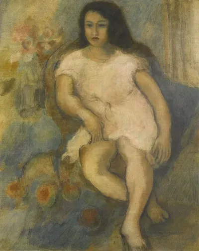 Jeune Femme Assise 3