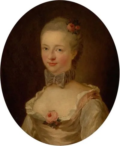 Jeune Femme Aux Fleurs Dans Les Cheveux