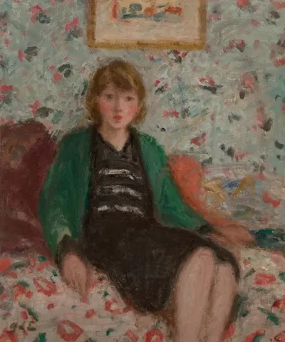 Jeune Femme Dans Linterieur