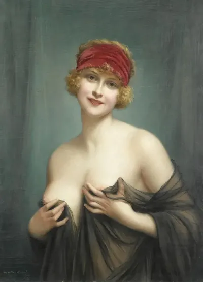 Jeune Femme En Deshabille