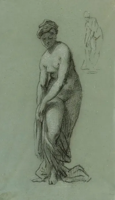 Jeune Femme Se Deshabillant