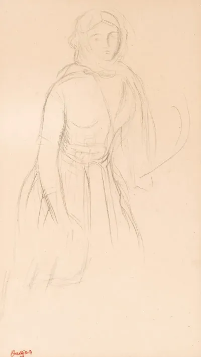Jeune Femme Vue De Face