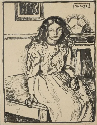 Jeune Fille Assise 7