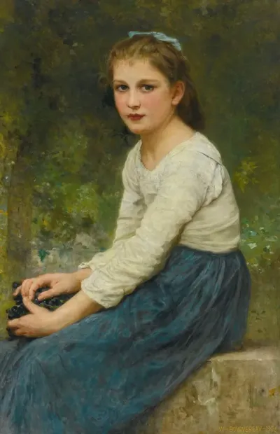 Jeune Fille Aux Raisins