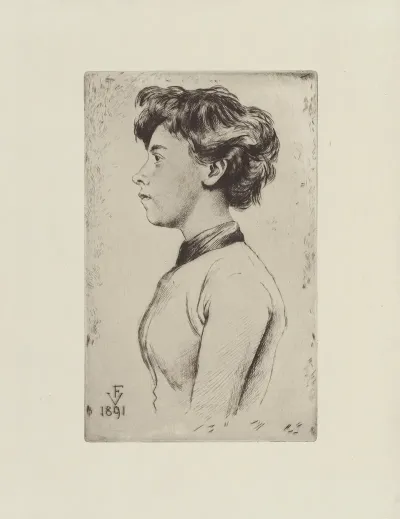 Jeune Fille En Buste