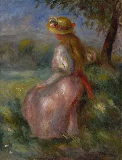 Jeune Fille En Rose