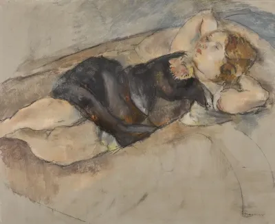 Jeune Fille Etendue