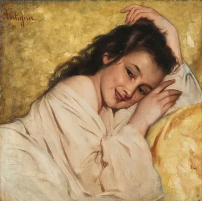 Jeune Fille Souriant