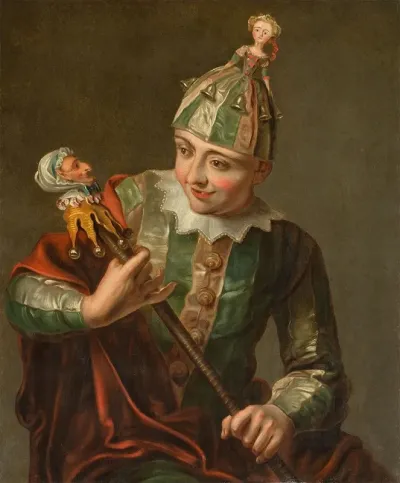 Jeune Garcon En Costume De Folie