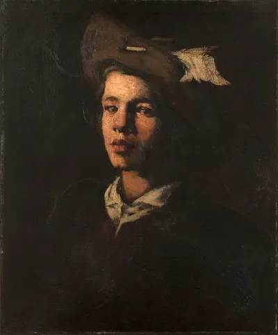 Jeune Homme Au Chapeau