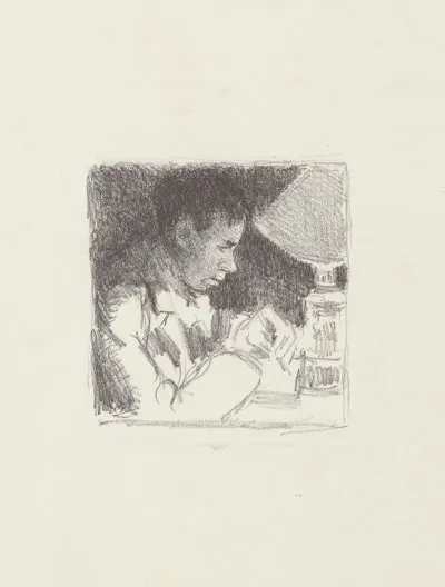 Jeune Homme Ecrivant Portrait De Rodo