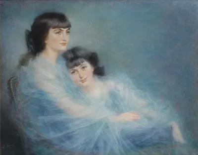 Jeune Mere Et Sa Fille