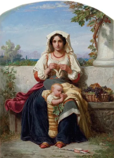 Jeune Mere Italienne