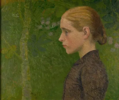Jeune Paysanne En Buste