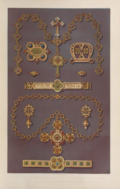 Jewellery Designed By Pugin And Executed By Hardman Of Birmingham
