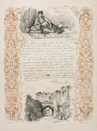 Jewess Of Algiers And A Street In Algiers