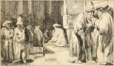 Jews In The Synagogue