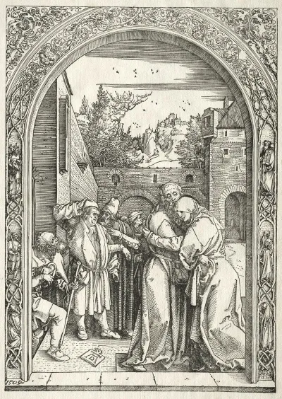 Joachim And Anna Embracing Under The Golden Gate