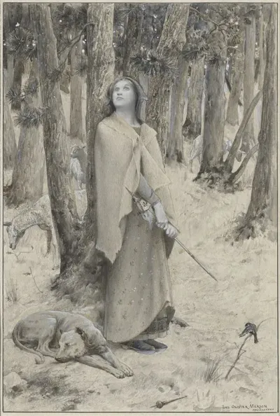 Joan Of Arc Hearing The Voices