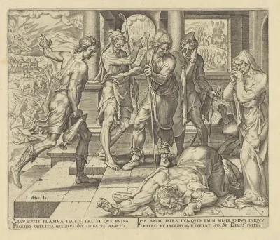 Job Receiving The Ill News Of His Misfortunes