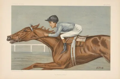 Jockeys Of The Victorian And Edwardian Turf Executed By Spy And Others For The Vanity Fair Series