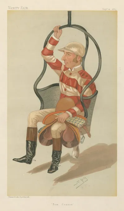 Jockeys Tom Cannon September 12 1885