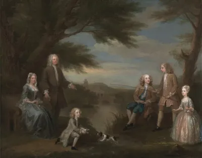 John And Elizabeth Jeffreys And Their Children