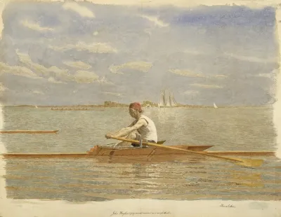 John Biglin In A Single Scull 2