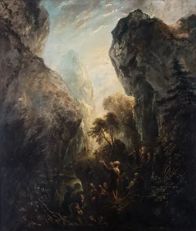 John The Baptist Preaching