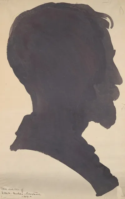 John White Alexander Silhouette Portrait
