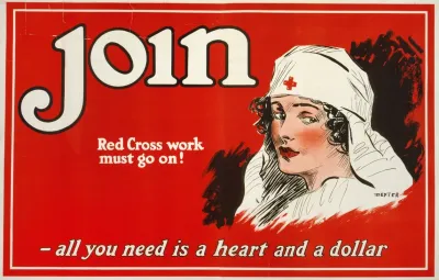 Join Red Cross Work Must Go On All You Need Is A Heart And A Dollar