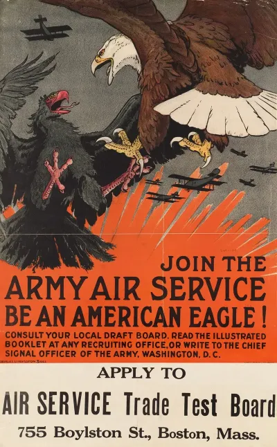 Join The Army Air Service Be An American Eagle
